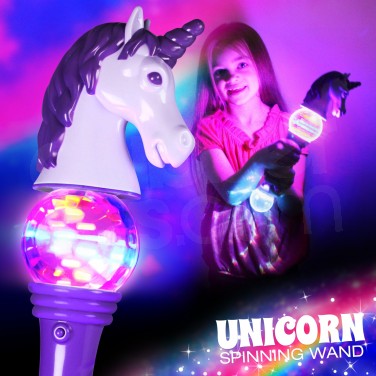 Light Up Unicorn Spinner
