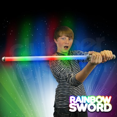 Flashing Rainbow Laser Sword