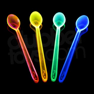 UV Sundae Spoons & Drink Stirrers (24 pack)