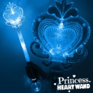Large Light Up Princess Heart Wand