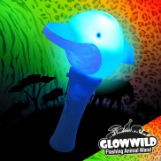 Dolphin Mini Light Up Animal Wand 7"