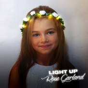 LED Rose Garland