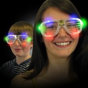 Flashing Party Shutter Shades