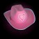 Light Up Pink Cowboy Hat 2