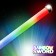 Flashing Rainbow Laser Sword 2