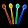 UV Sundae Spoons & Drink Stirrers (24 pack) 1
